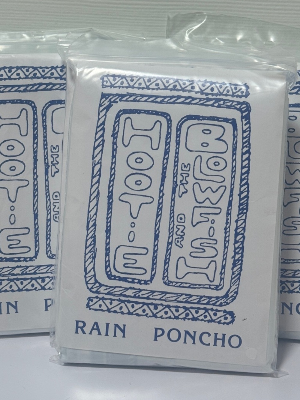 Hootie & The Blowfish Rain Poncho Set (3) Vintage Concert Merch NWT